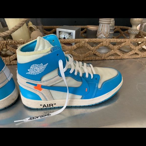 Jordan Off-White Retro 1 - high top - UNC blue - Picture 3 of 13